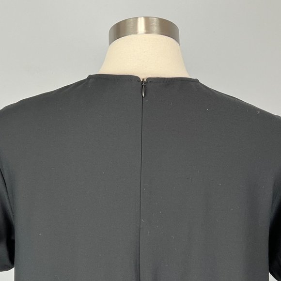 Demoo Parkchoonmoo Black Asymmetric Hem Short Sleeve Tunic Top size Medium - Picture 6 of 10